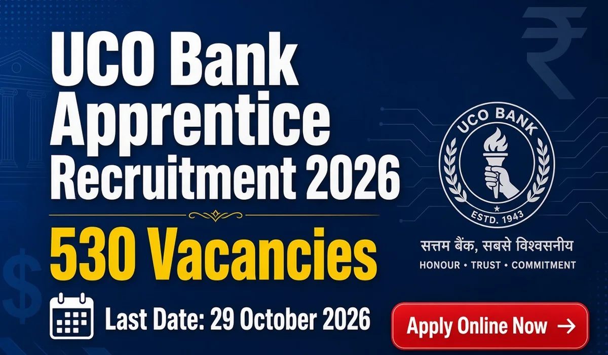UCO Bank Apprentice Recruitment 2026 - Apply Online
